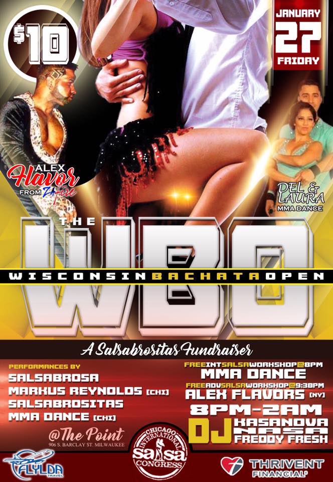 Wisconsin Bachata Open: A Salsabrositas Fundraiser