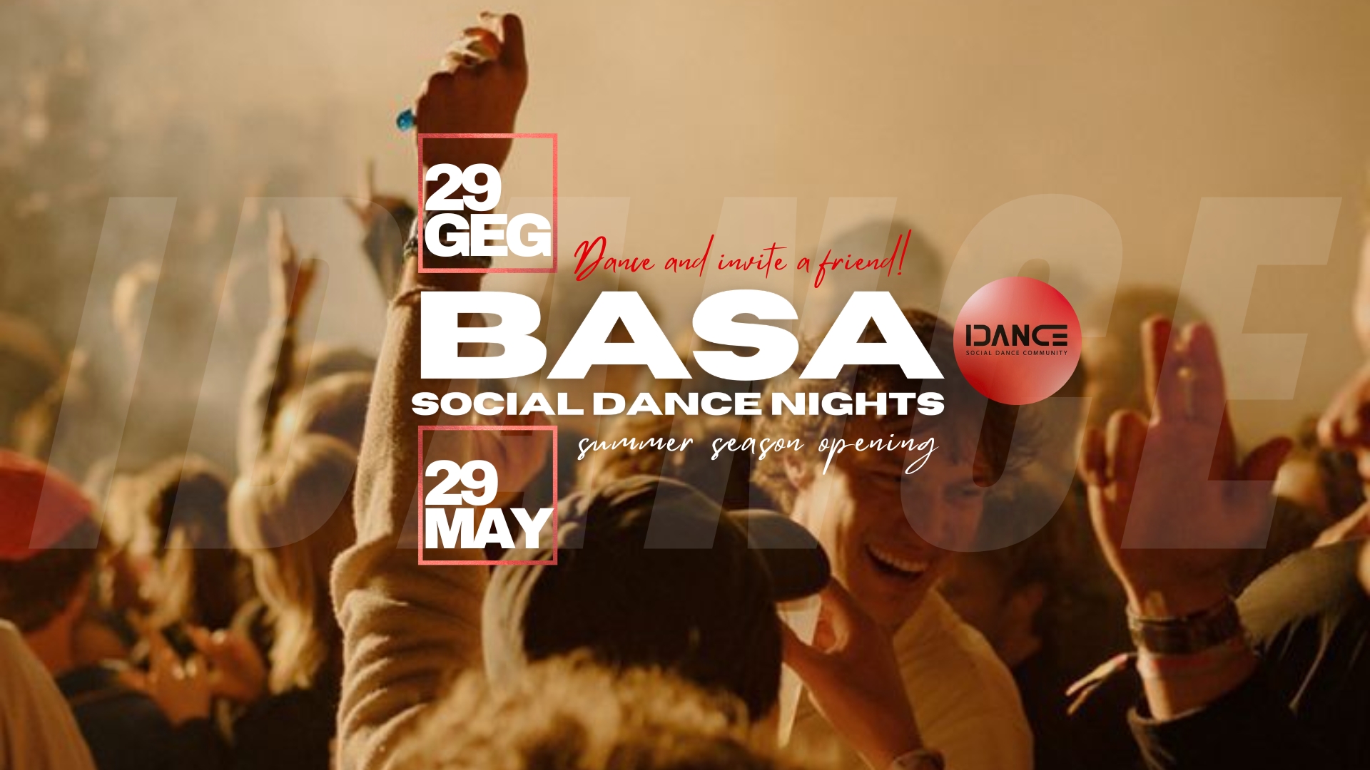 BASA bachata & salsa social dance party IDANCE