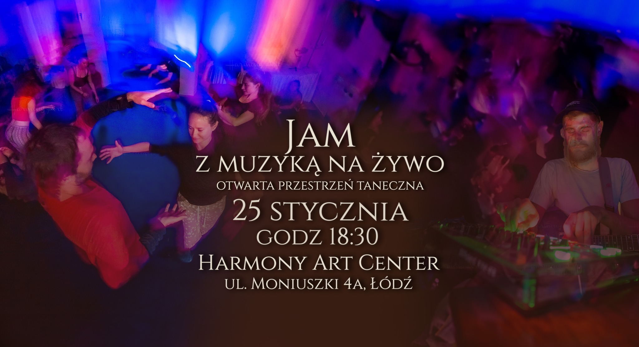 🌌🎸 Jam z muzyką na żywo - Otwarta przestrzeń taneczna 👥Roots Brothers