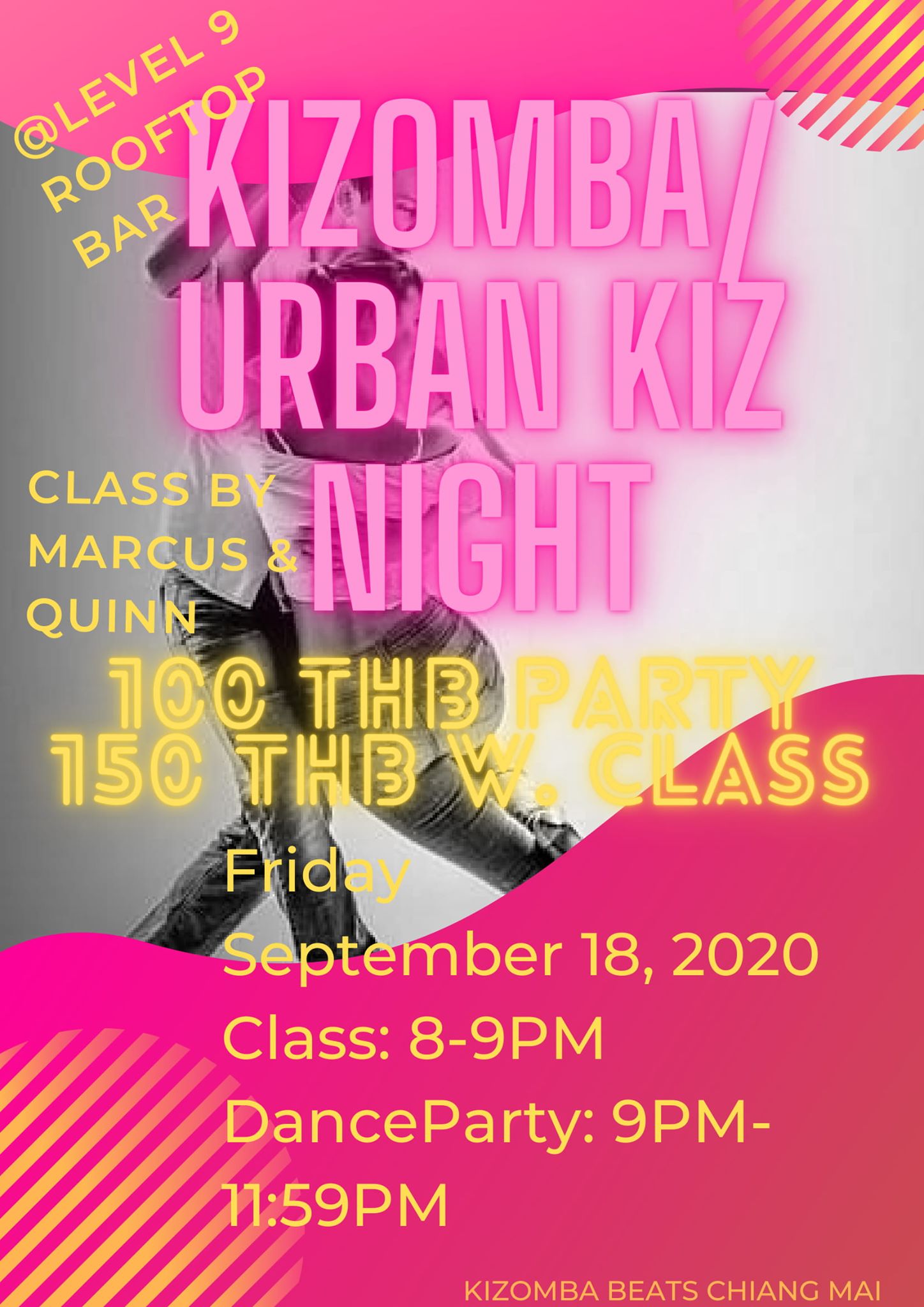 Friday, September 18 - Kizomba Urban Kiz Dance Class and Party