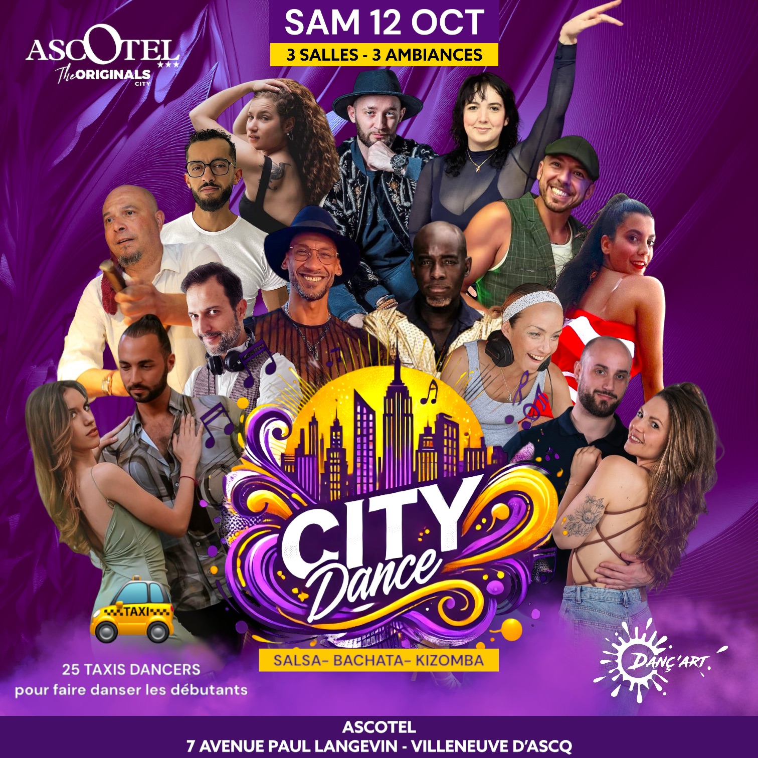 ☆ CITY DANCE ☆ La Mensuelle Lilloise : Salsa Bachata Kizomba