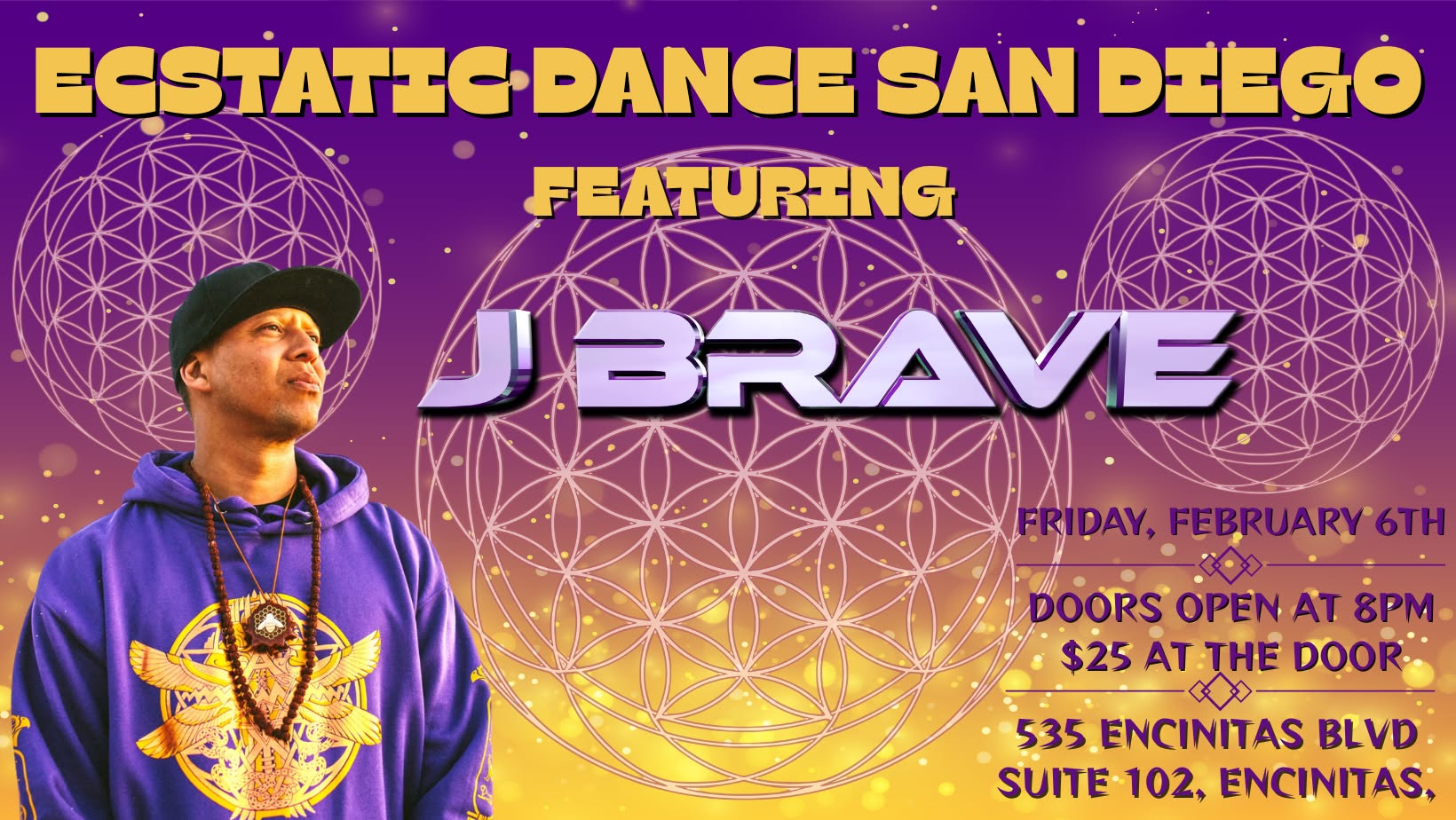 Ecstatic Dance San Diego Featuring J Brave