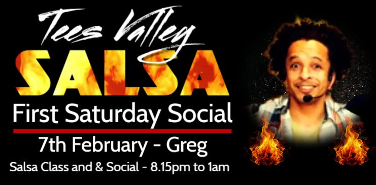 Tees Valley Salsa - First Saturday Social - February with Greg Abouna
