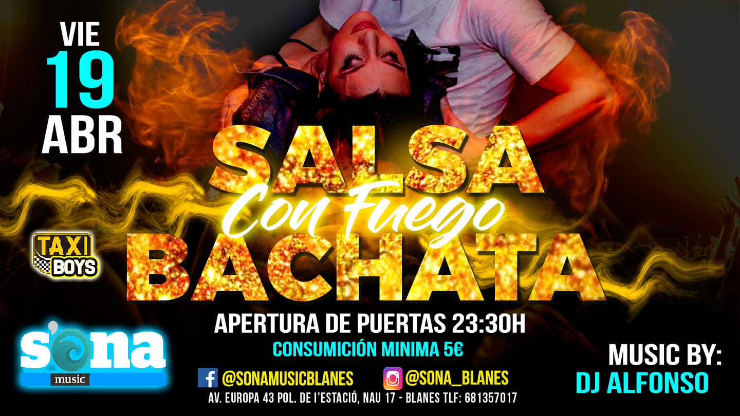SALSA Y BACHATA CON FUEGO