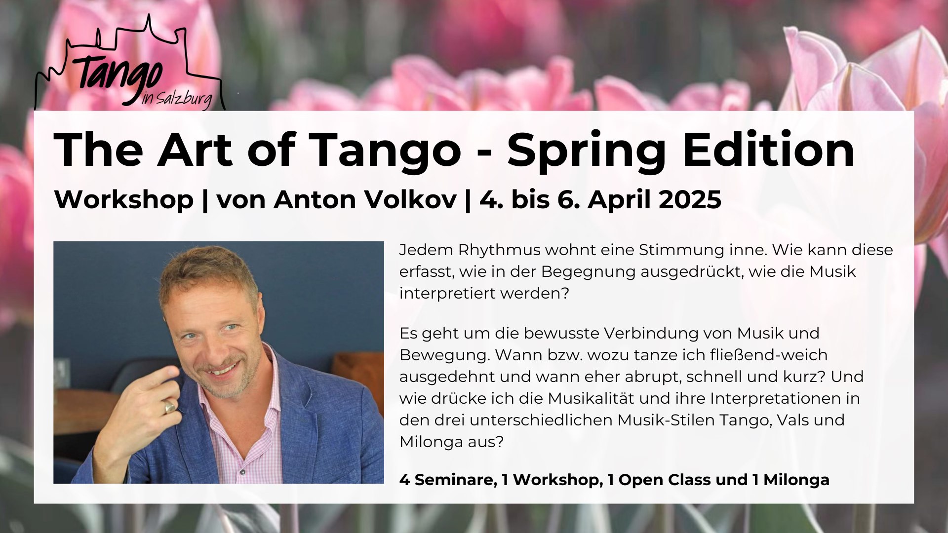 THE ART OF TANGO Workshop by Anton Volkov