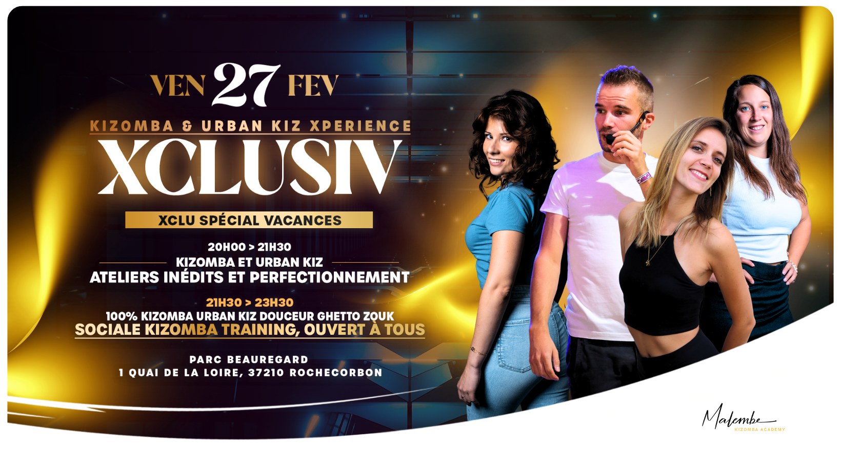 Xclusiv Kizomba Training 2 - Ateliers inédits & Sociale Kizomba