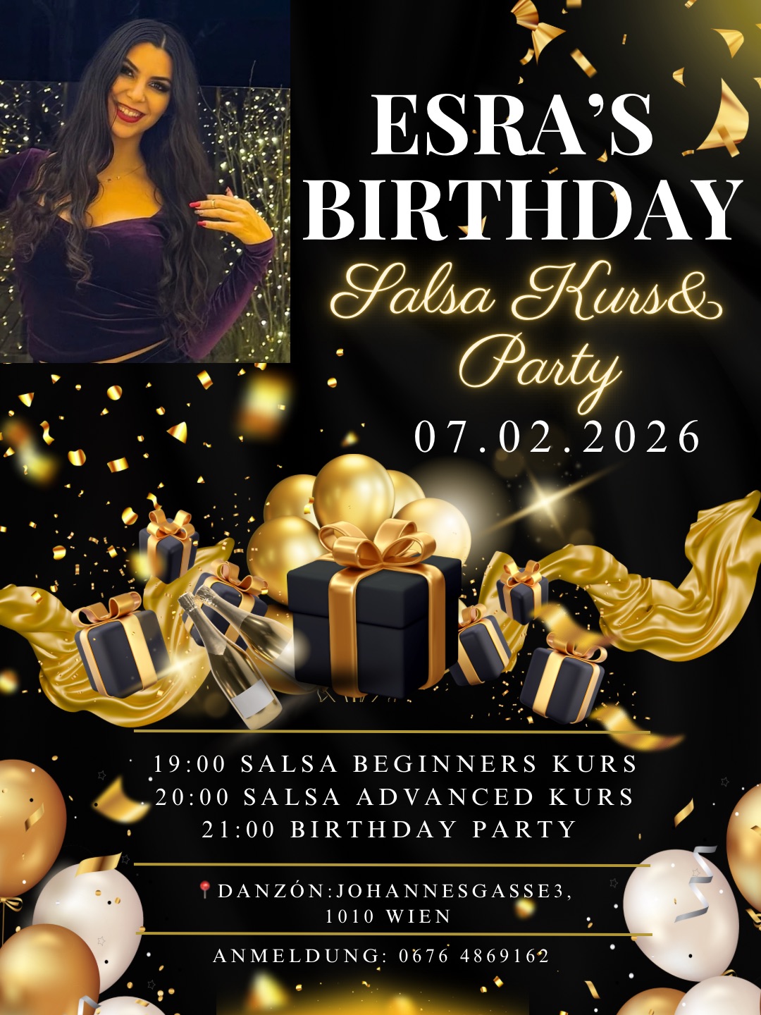 ESRA’S BIRTHDAY PARTY🎂&SALSA KURSE💃🏽🕺🏽