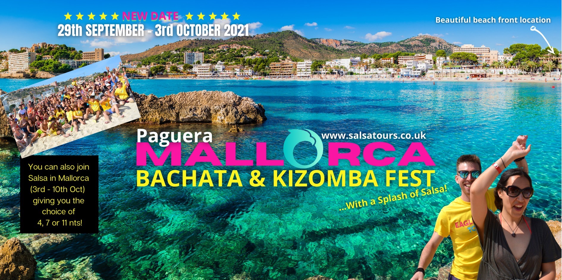 Mallorca Bachata & Kizomba Fest with a splash of Salsa!