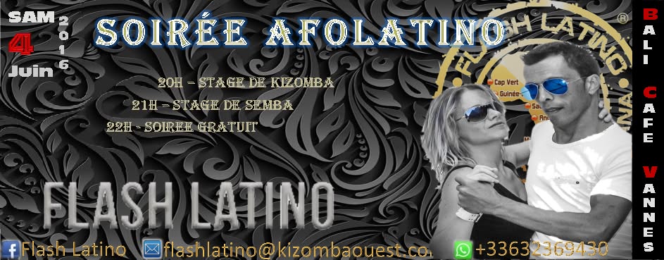 Soirée Afrolatino (gratuite) au Bali Café, Vannes