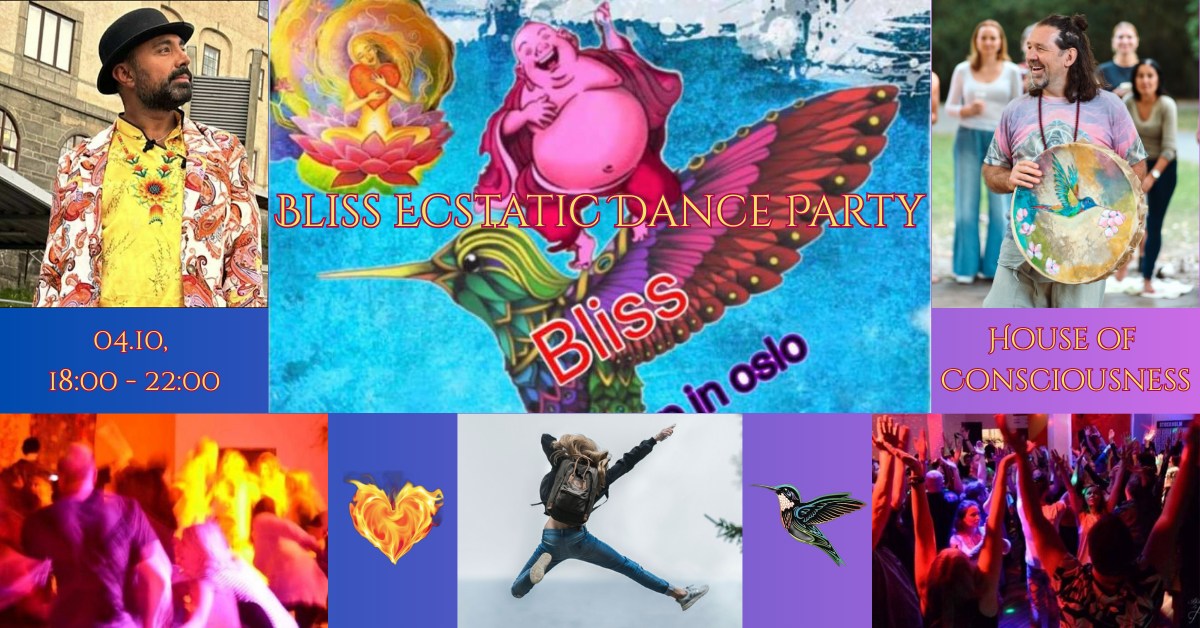 BLISS Ecstatic Dance Party, Oslo with Dj Colibri, Giita Rani & Baba Asia