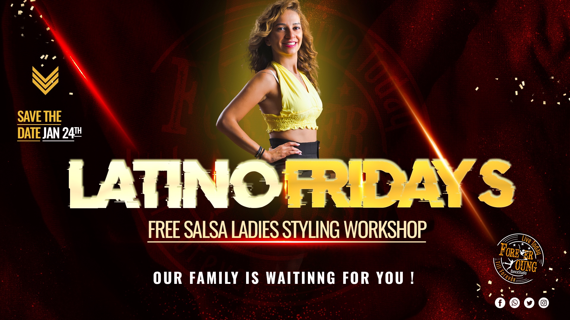 Latino Friday's-FREE Salsa Ladies Styling Workshop-DJ MM