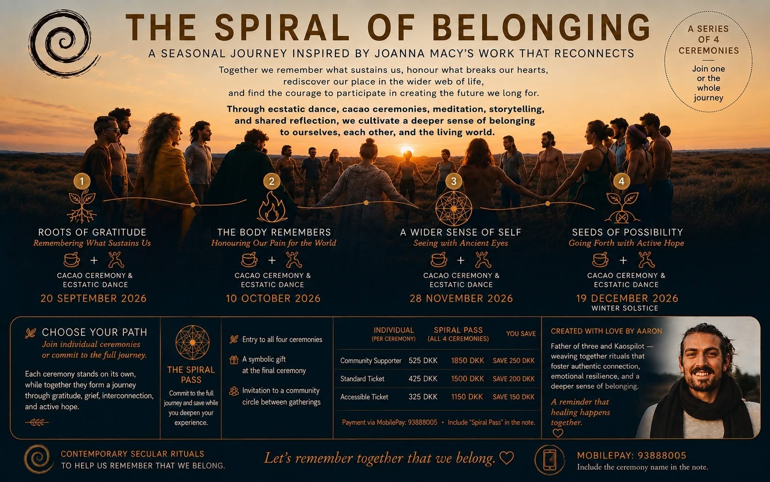 A Wider Sense of Self Ecstatic Dance & Cacao Ceremony