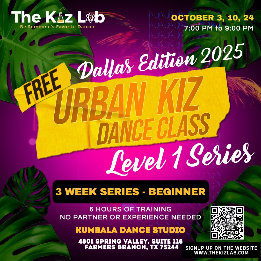 FREE Urban Kiz Dance Class for Beginners Dallas Edition 2025