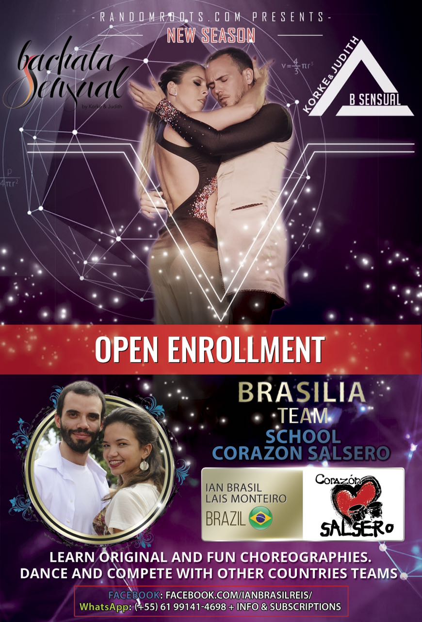 Início das aulas - Turma Coreográfica Korke y Judith - Team Brasília