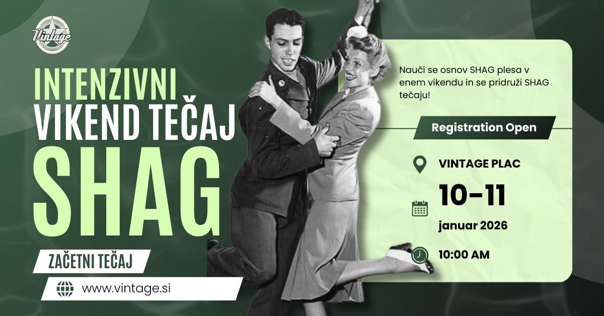 SHAG TIME! - začetni vikend tečaj Shaga