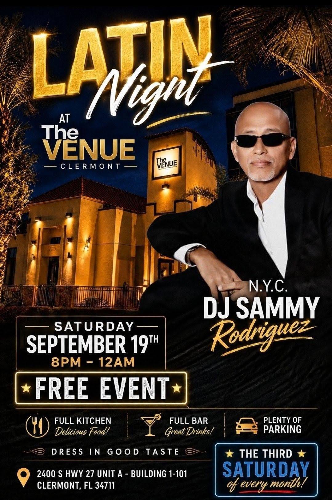 Salsa Kick off Party At The Venue in Clermont.
