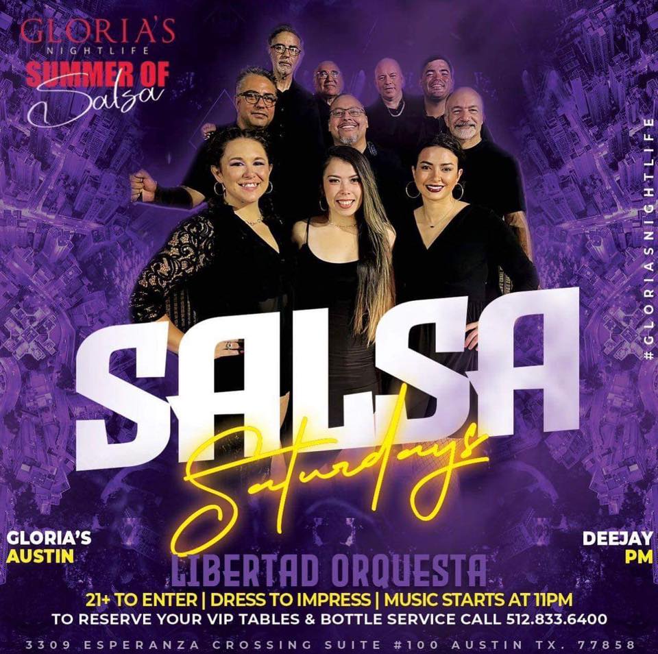 Saturday Salsa night.