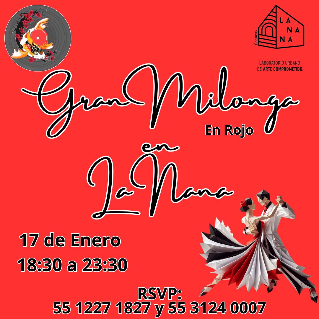 Gran Milonga en Rojo en la NANA