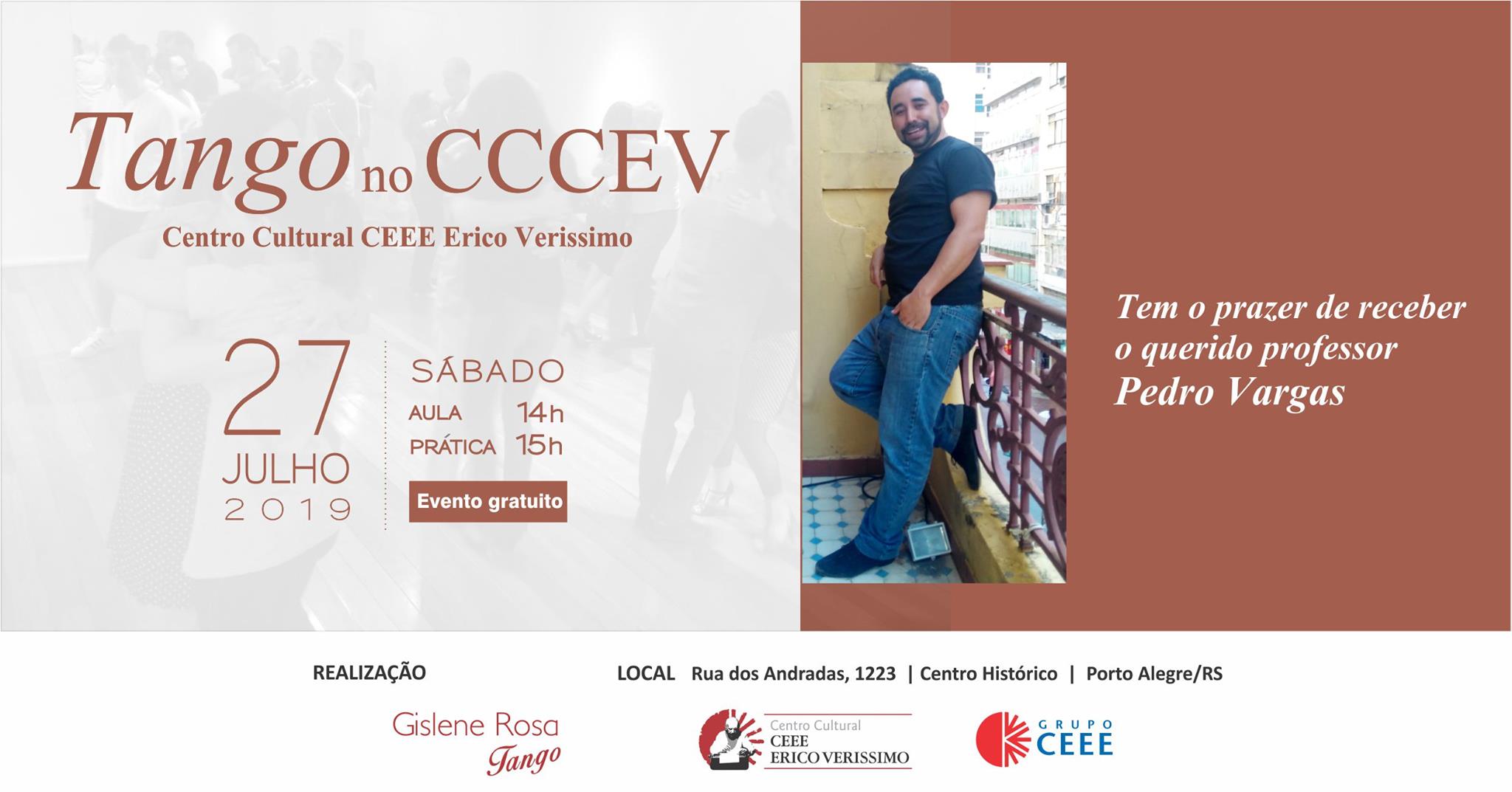 Tango no CCCEV com professor Pedro Vargas