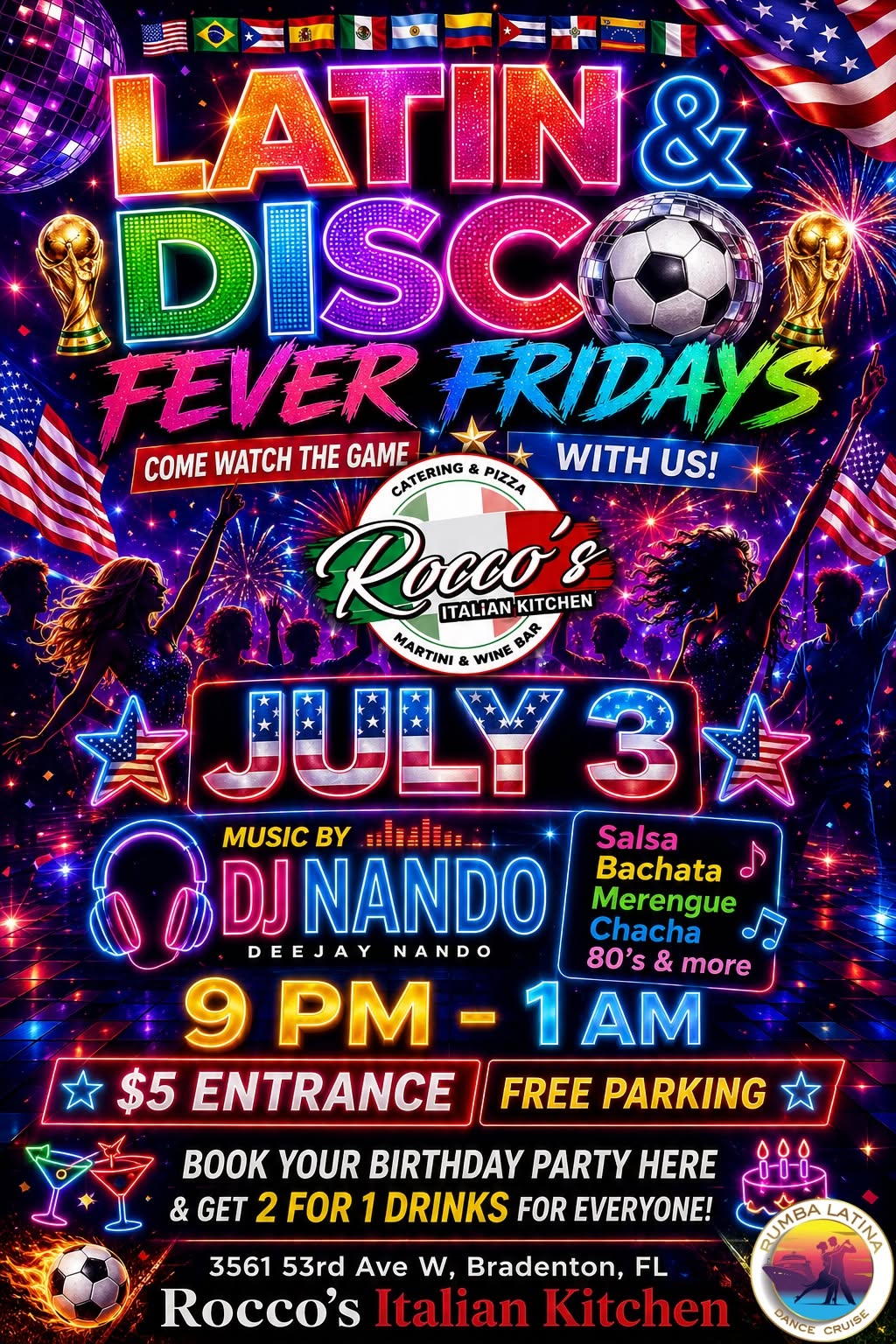 Latin & Disco Fever Friday