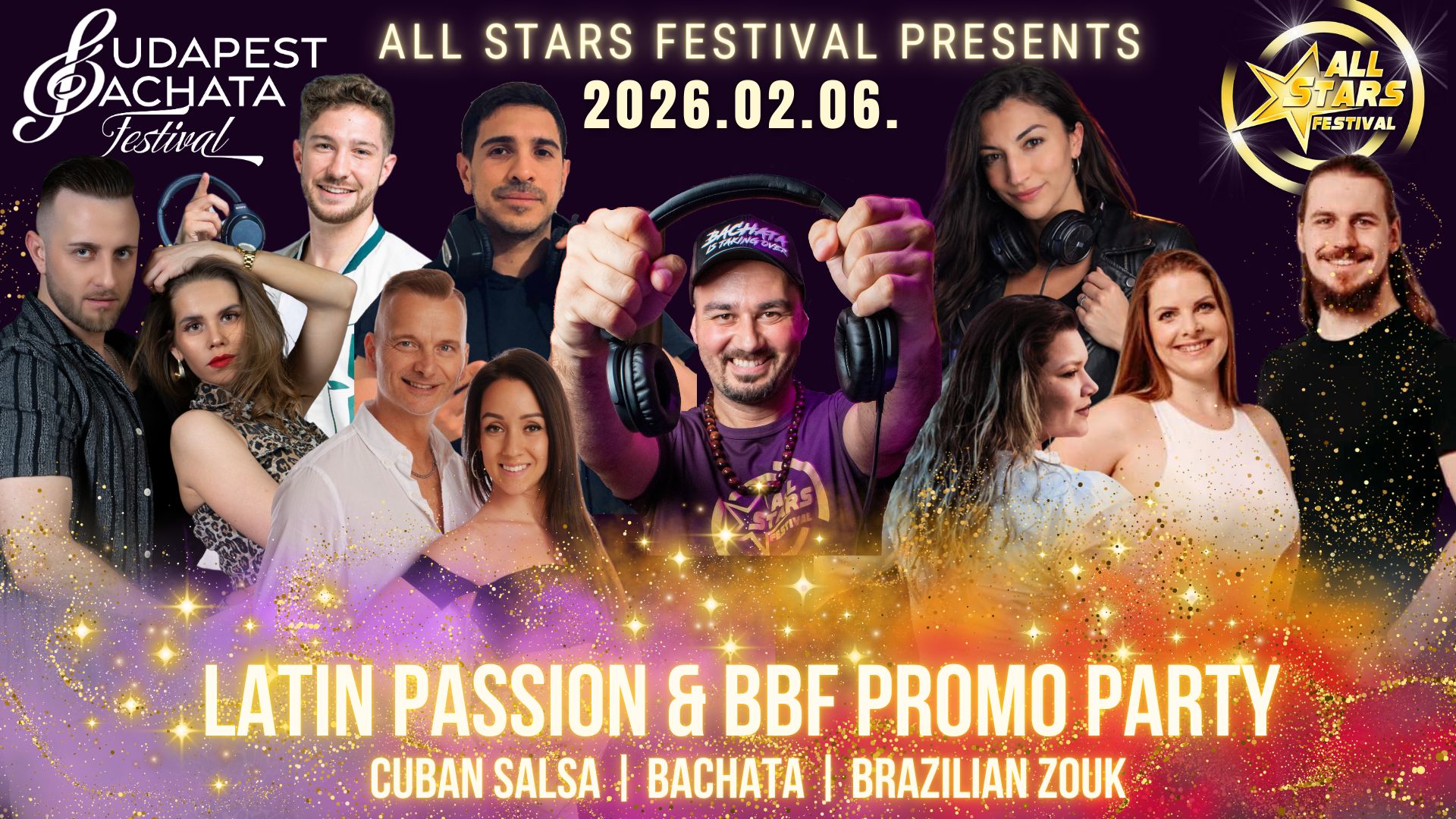 ALL STARS - LATIN PASSION & BUDAPEST BACHATA FESTIVAL PROMO PARTY