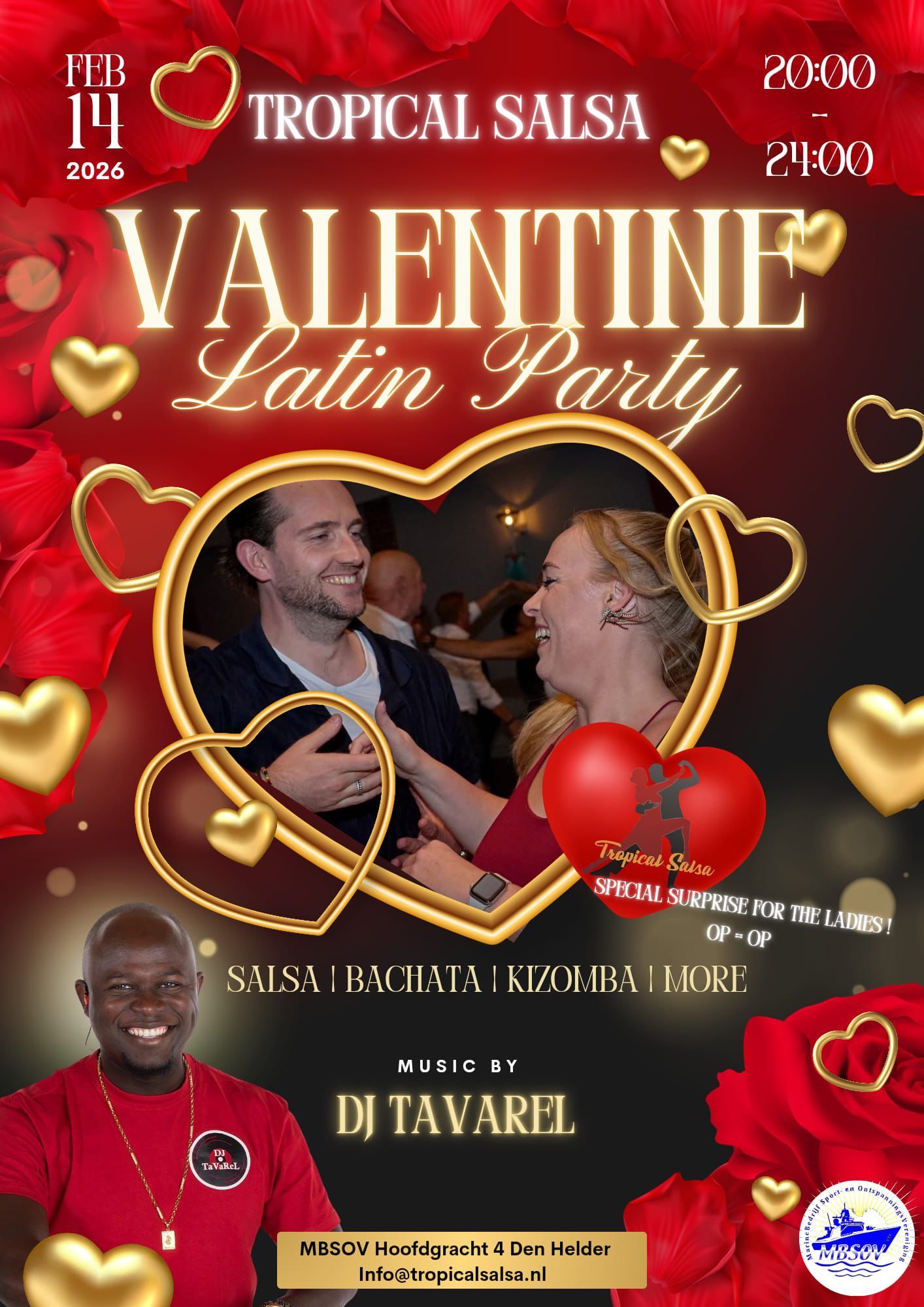 Valentine's party Tropical Salsa
