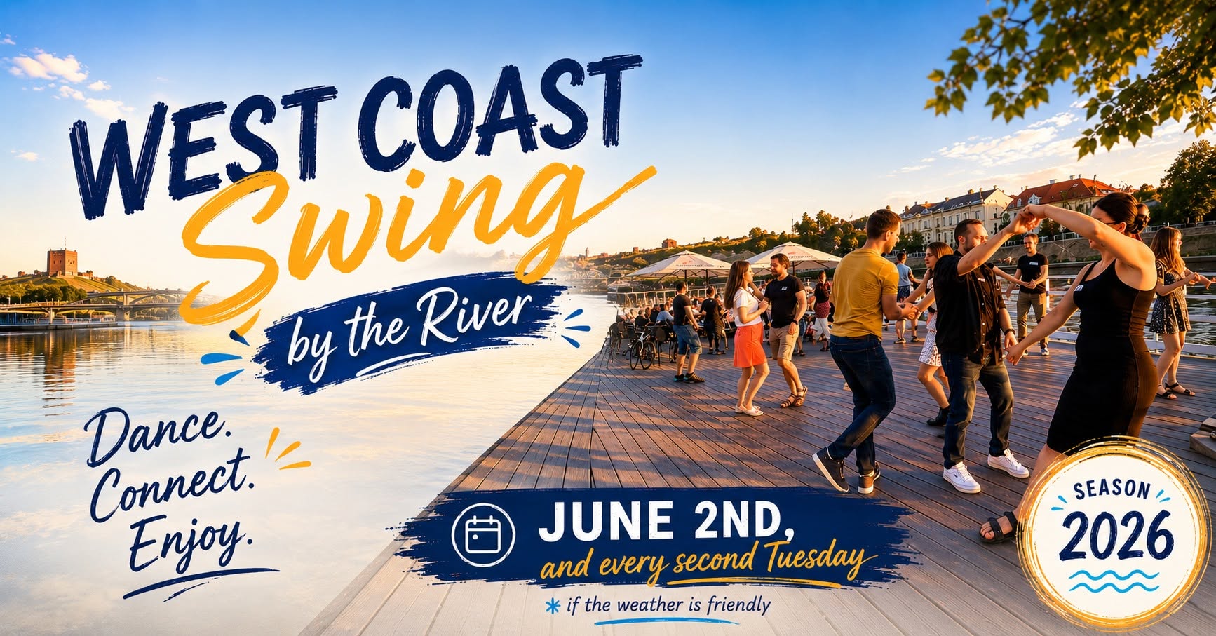 West Coast Swing by the river. Season 2026