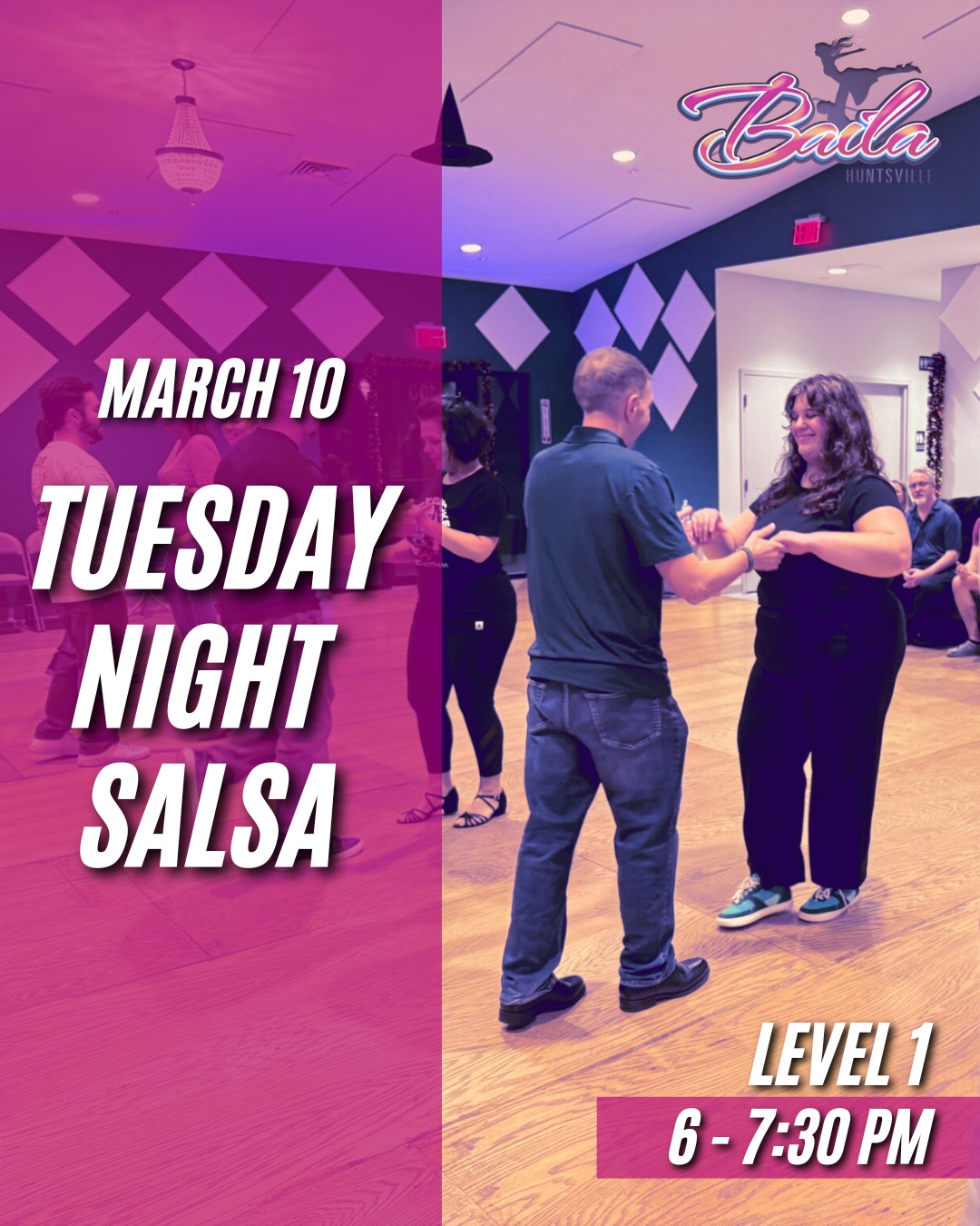 Tuesday Night Salsa! Beginner Level 1