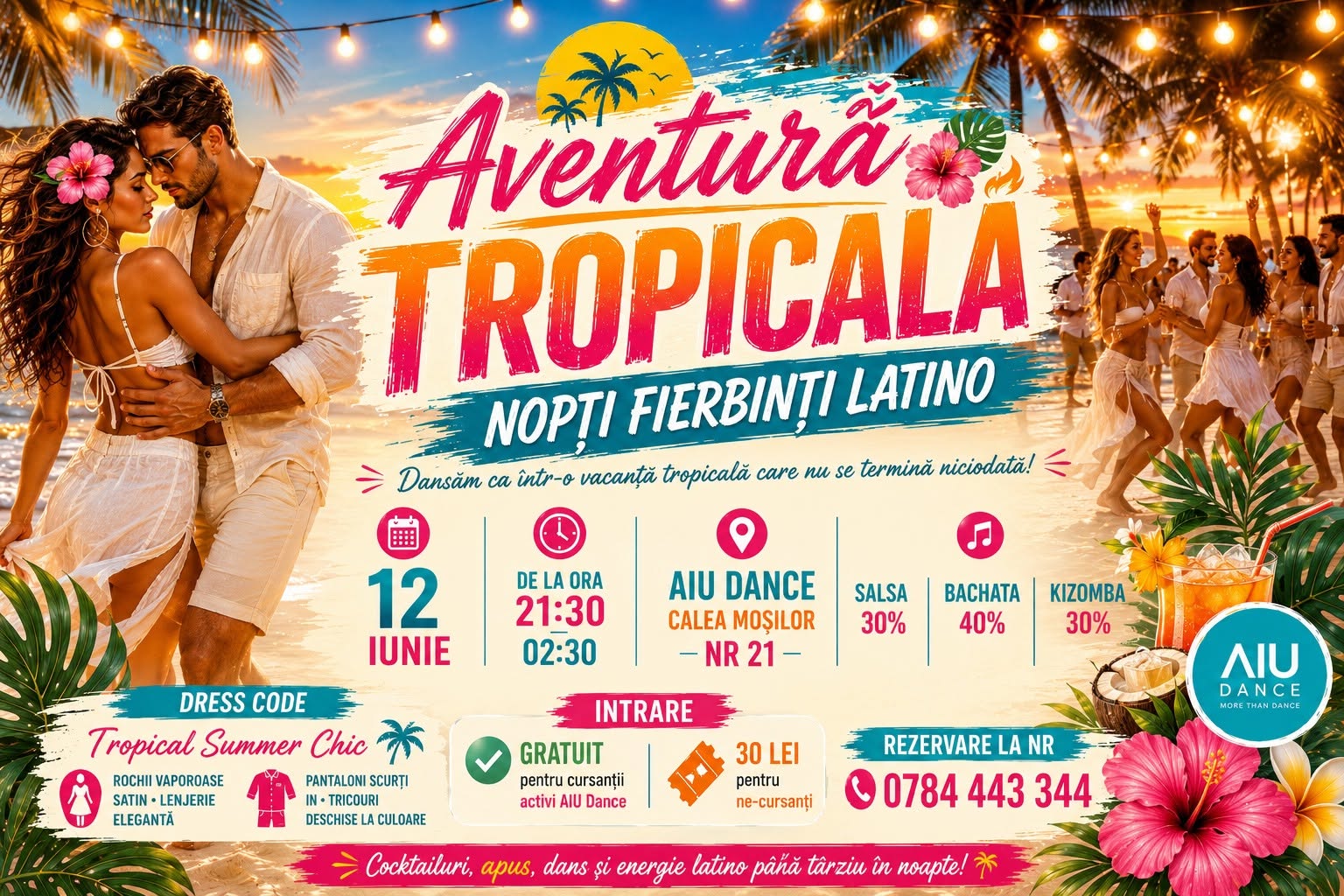 🔥🌴 AVENTURĂ TROPICALĂ NOPȚI FIERBINȚI LATINO 🌴🔥