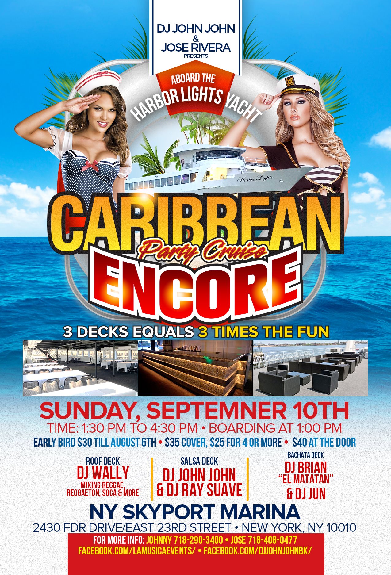 Caribbean Party Cruise - Sunday, September 10th