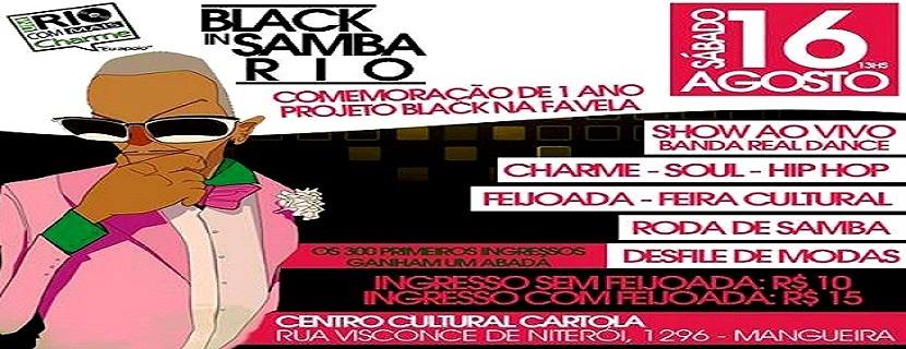 BLACK IN SAMBA RIO NO CENTRO CULTURAL CARTOLA