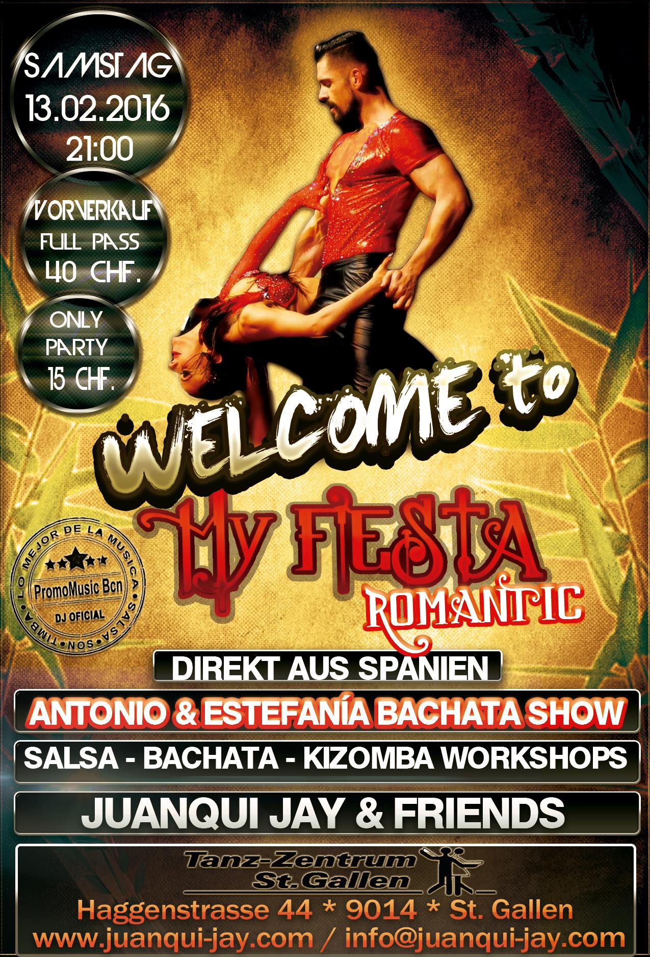 WELCOME TO MY FIESTA ROMANTIC