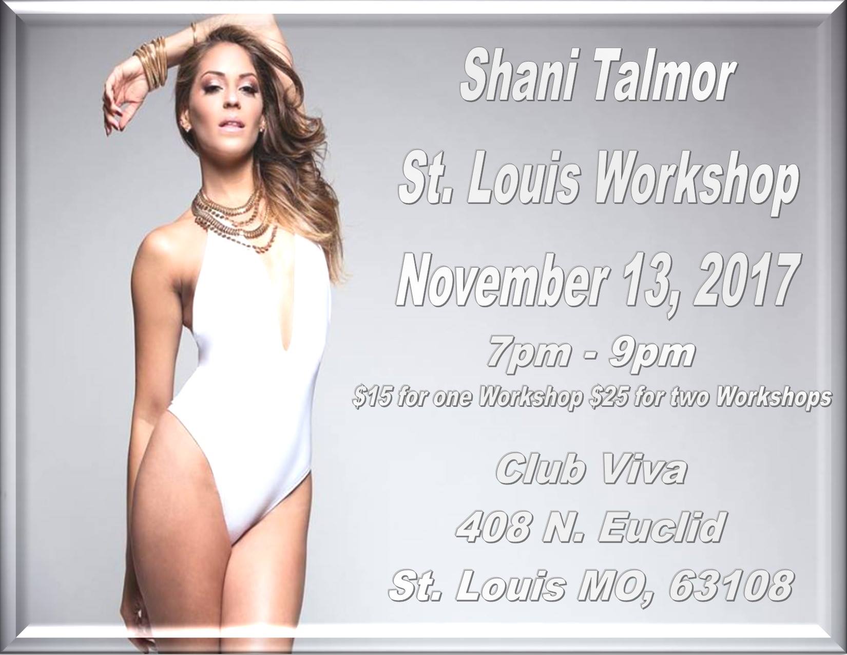 Shani Talmor - St. Louis Workshops