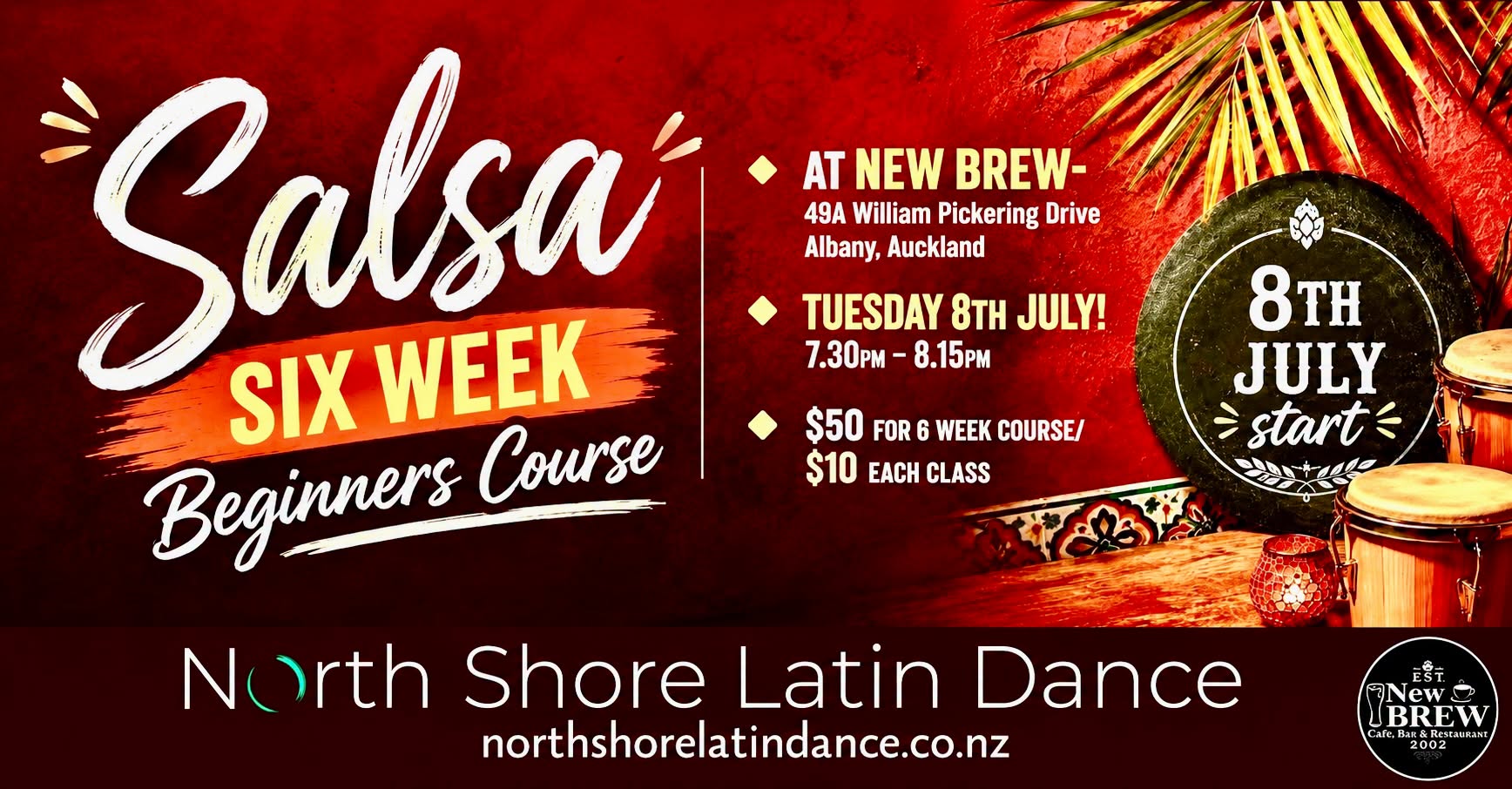 Wednesday Salsa Beginners 6 Week Course