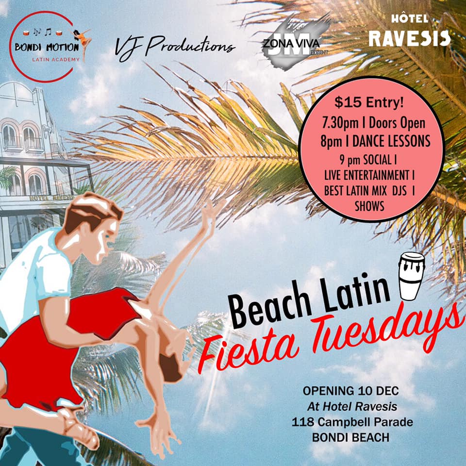 Beach Latin Fiesta Tuesdays