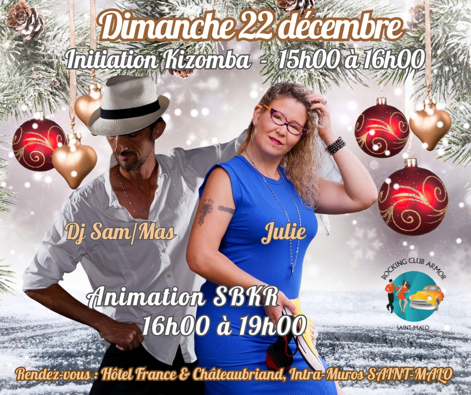 RCA : Initiation KIZOMBA et Animation SBKR avec JULIE & SAM MAS