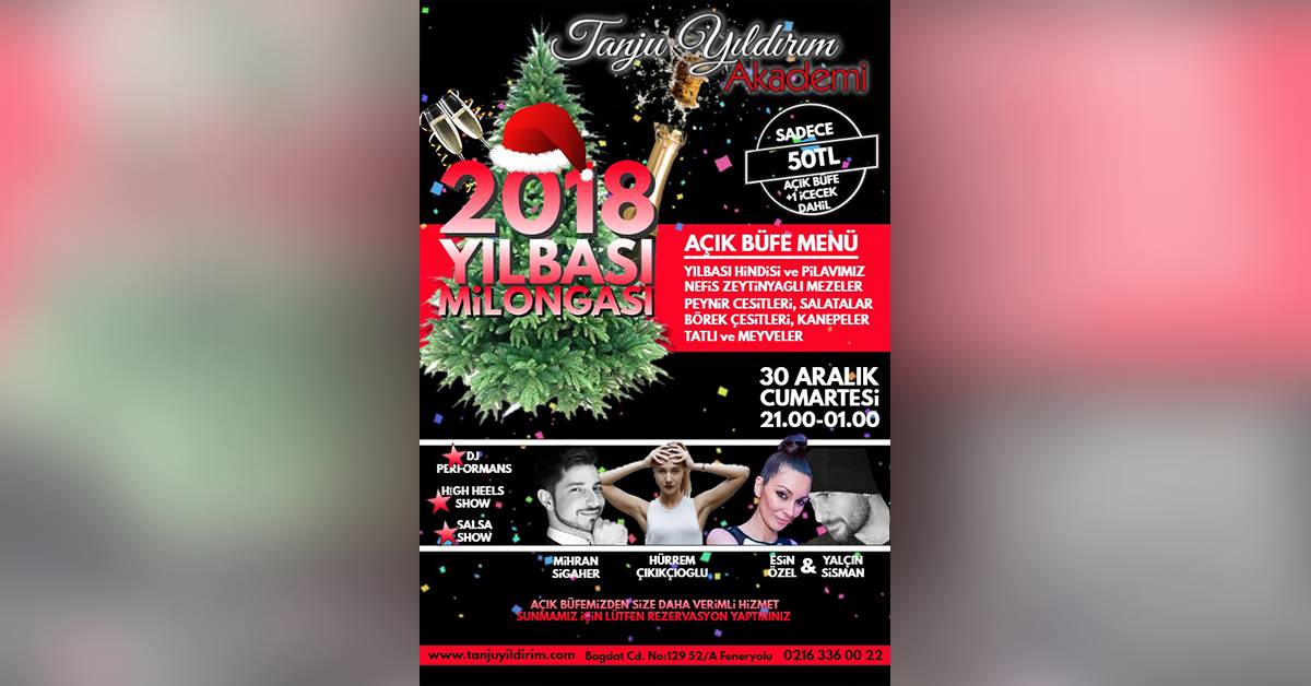 Tanju Yıldırım Akademi 2018 Yılbaşı Milongası
