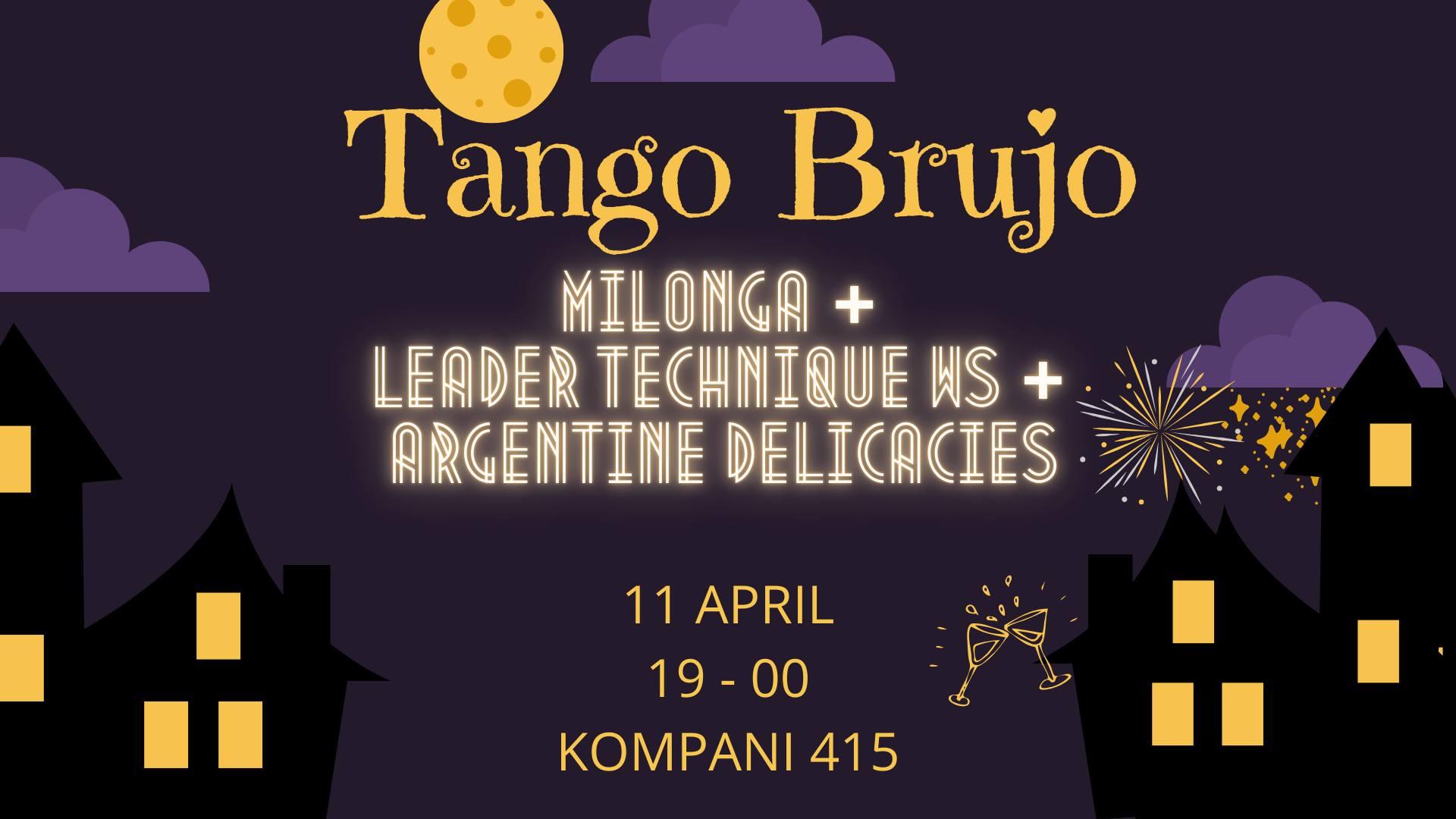 Tango Brujo Milonga - Leader technique WS + Second Hand Market + Argentine Delicacies 🧉