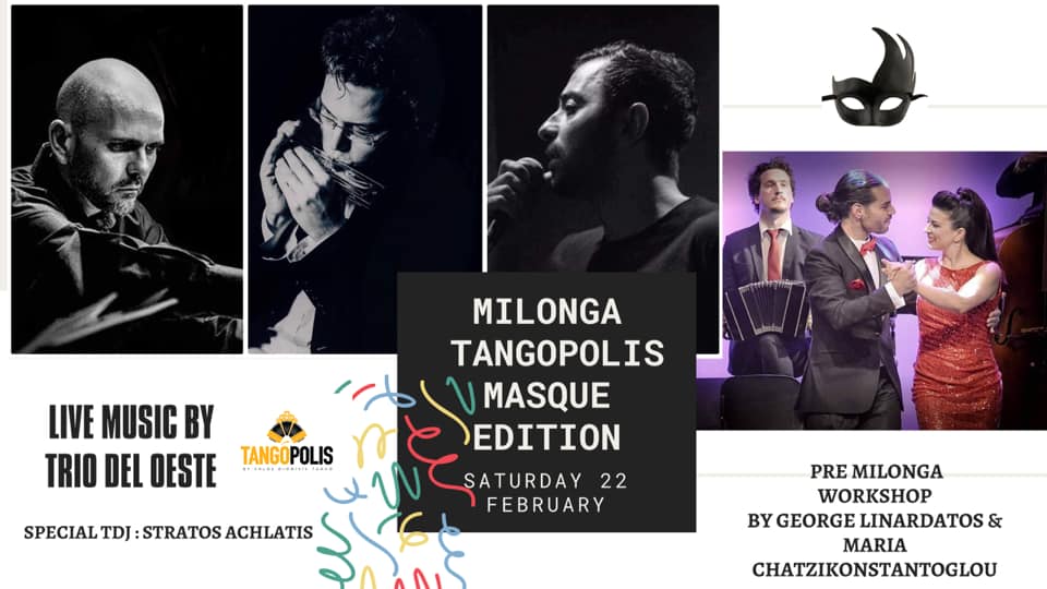 Milonga Tangopolis Masque Edition & Live Music