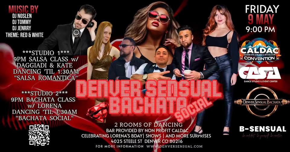 Denver Sensual Bachata,2rooms, Bachata Room Salsa Room