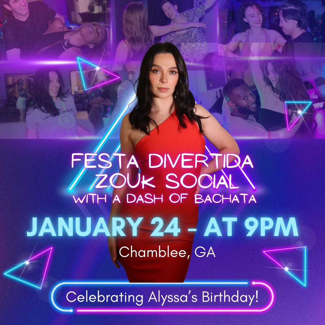 Festa Divertida ZOUK+BACHATA - Alyssa's BD