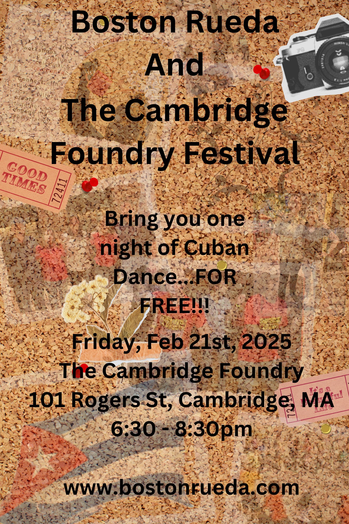 Friday, February 21st Classes at the Foundry Festival!!
