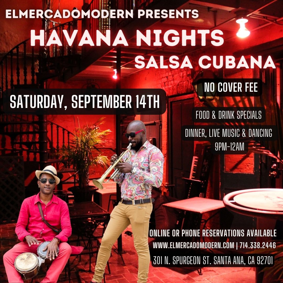 Havana Nights, Salsa Cubana Dinner and Dancing