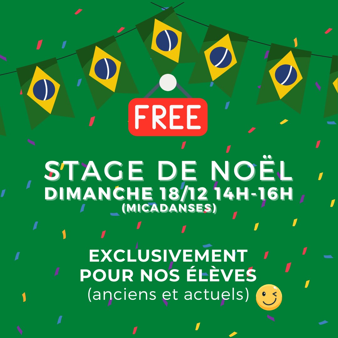 Stage gratuit de Noël (samba & funk)
