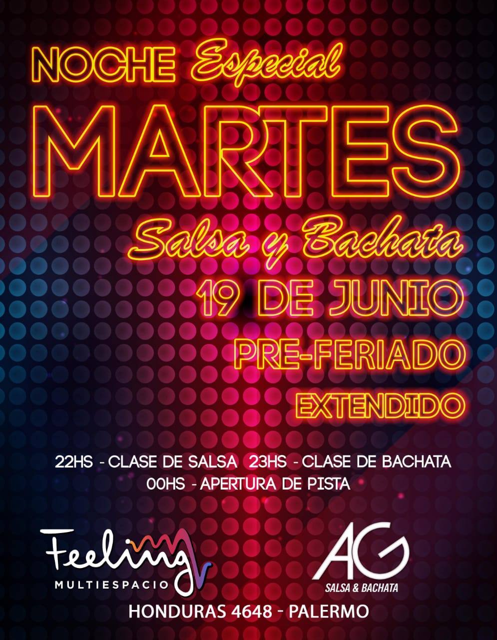 Martes #19 Pre-Feriado - Todos a Bailar a Feeling !
