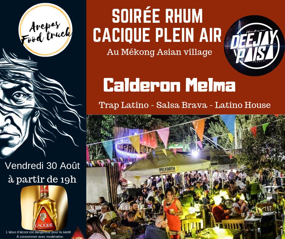Soirée Latino rhum Cacique plein air