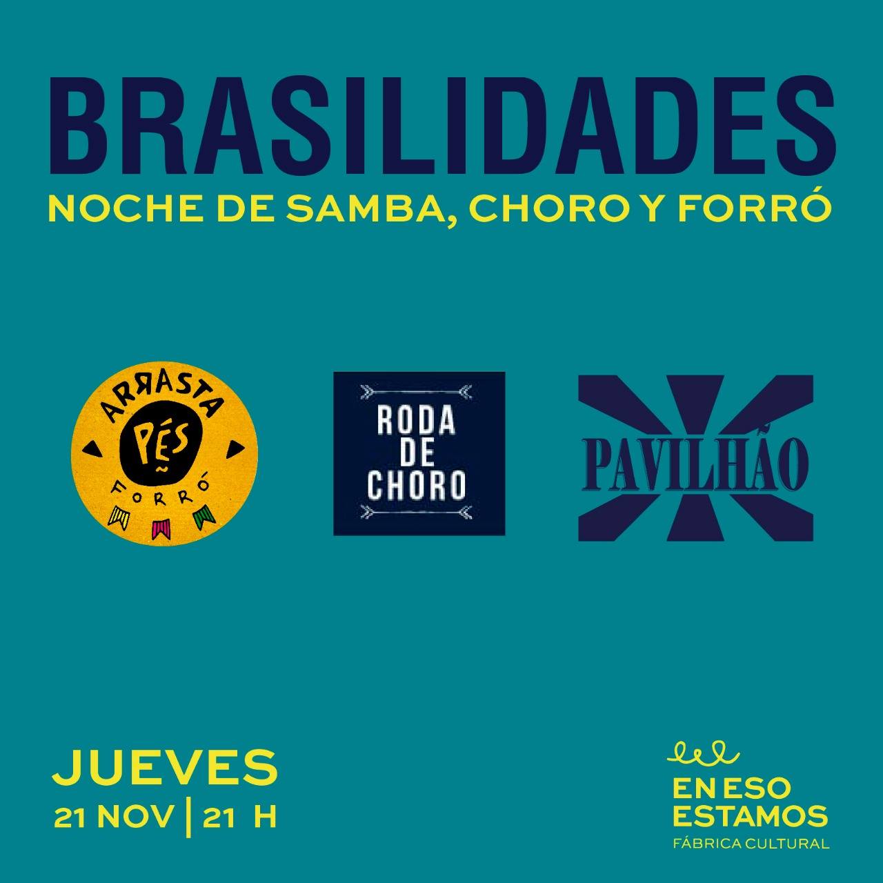Brasiladades (noche de choro, samba y forró)