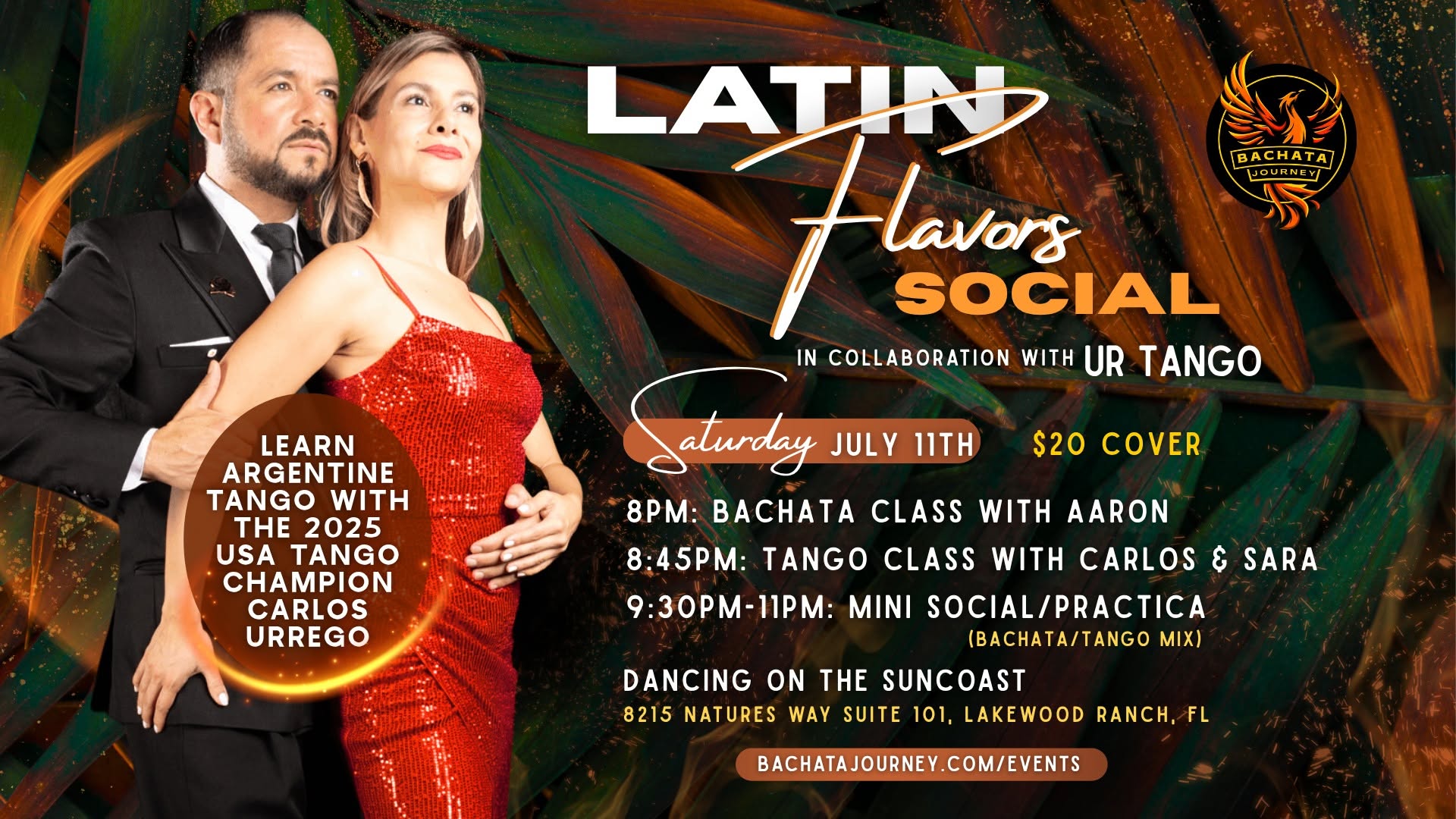 Latin Flavors Social- Argentine Tango & Bachata Fusion