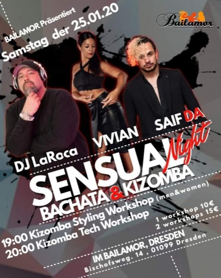 Sensual Workshops Im Bailamor & Die Party danach Im Sarrasani