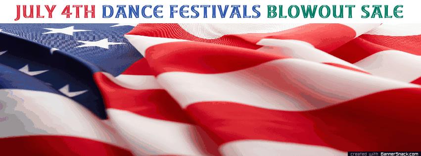 Apply Discount Code: "July4th" 5 Dance Congresses!
